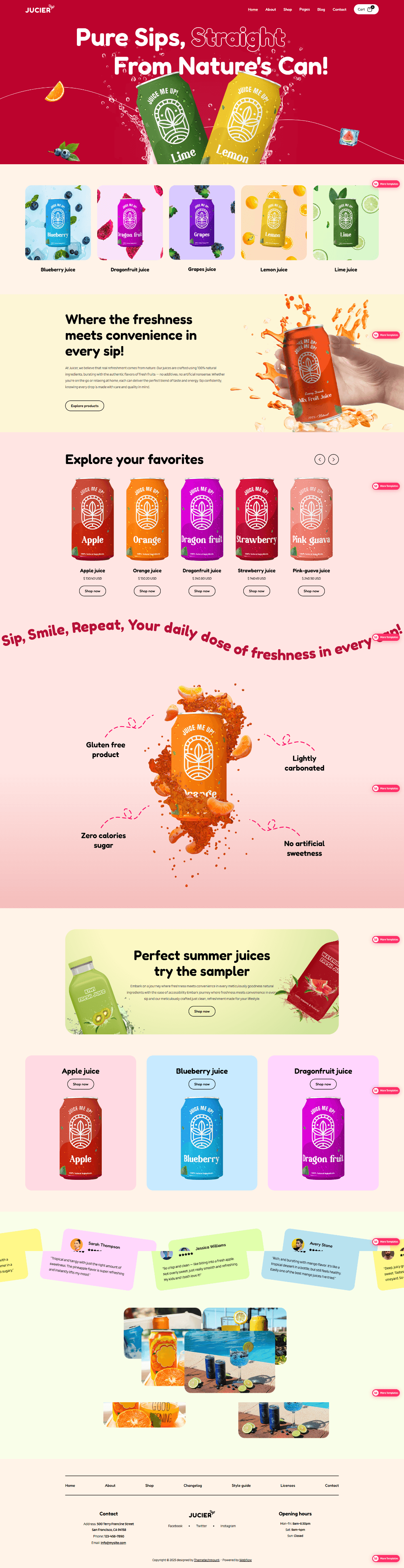 Foodieas theme preview